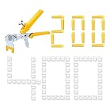 OUSIKA Fliesen-Nivelliersystem, Fliesen-Installations-Werkzeug-Kit mit Fliesenzange,...