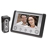 BBHDY Visual Intercom-Türklingel 7'''Color LCD Kabelgebundener Video-Türsprechanlage...