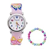 MUXIJIA Kinder Uhren für Mädchen ab 3-10 Jahre, Analog Quarz Armbanduhr Jungen Uhr...