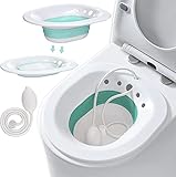 UMIKAkitchen Sitzbad für die Toilette - Bidet Einsatz für Toilette - Tragbares...