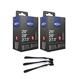 2x Schwalbe SV 19 Fahrradschlauch 27,5 28 29 Zoll SV 40mm (40/62-584/635) + 3 MSZweirad...