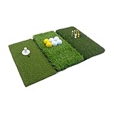 Oshhni Golf-Schlagmatte, Übungsmatte, rutschfeste Basis, simuliertes Gras-Pad für...