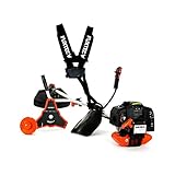 FUXTEC Benzin Motorsense FX-MS152 mit 52 cc, 2in1 Multitool, Profi-Tragegurt und 3 PS...