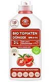 Bio Tomatendünger flüssig 2 Liter - 100% Organischer Flüssigdünger mit Calcium & viel...