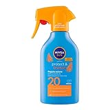 NIVEA SUN Maxi Sonnencreme Spray Protect & Bronze FP 20 270 ml, Sonnencreme 20 für eine...