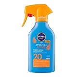 NIVEA SUN Maxi Sonnencreme Spray Protect & Bronze FP 20 270 ml, Sonnencreme 20 für eine...