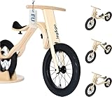 leg&go Laufrad aus Holz I 1-5 Jahre I Kinder Holzlaufrad 3 in 1 I mitwachsend & modular I...