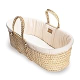 Clair de Lune | Bio-Palmen-Baby-Stubenwagen | natürlicher Palmenkorb, Bio-Verband,...