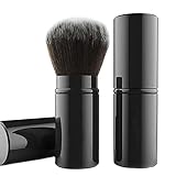 Falliny einziehbarer Kabuki-Make-up-Pinsel, Reisepuderpinsel für Rouge, Bronzer, zum...