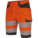 WÜRTH MODYF Shorts Fluo EN 20471 - professionelle Arbeitshose für Herren -...