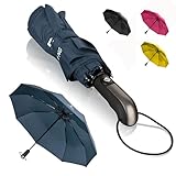 STYNGARD Regenschirm sturmfest bis 140 km/h - Taschenschirm mit Auf-zu-Automatik und...
