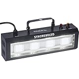 STROBE80LED - IBIZA - 4x20W LED-Stroboskop-Effektlampe - Schwarz