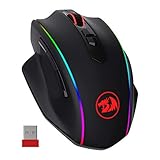 Redragon M686 Vampire Elite Kabellose Gaming Maus, 16000 DPI Kabelgebunde/Kabellose Gamer...