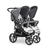 hauck Geschwisterwagen Roadster Duo SLX, Zwillingsbuggy ab Geburt bis 15 kg (ca. 3 Jahren)...