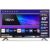 Antteq Vita Series Smart TV 43 Zoll (109cm) Fernseher,FHD,Vidaa OS,App Store,Bluetooth...