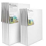 10er Set Künstler Leinwand zum Bemalen (5 Stk 40x50cm, 5 Stk 30x40cm) Canvas Leinwand aus...