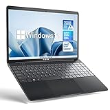 SGIN 15,6 Zoll Laptop, 8 GB RAM 256 GB SSD Windows 11 Notebook, Celeron Quad-Core, Up to...