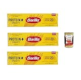 Barilla Protein+ Spaghetti 400gr, Pasta reich an pflanzlichem Protein, 3x 400 g + Italian...