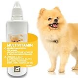 Multi Vitamin B Komplex Hund I Vitamine für Hunde 100ml I Vitamin B hochdosiert für...