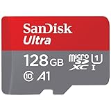 SanDisk Ultra Android microSDXC UHS-I Speicherkarte 128 GB + Adapter (Für Smartphones und...