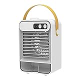 Tragbarer Luftkühler - Beauty Mirror Design USB-Ladeluftbefeuchter Verdunstungskühler -...