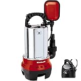 Einhell GC-DP 6315 N Schmutzwasserpumpe (630W, Ø15 mm Fremdkörper, 17.000 L/h...