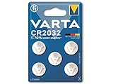 VARTA Batterien Knopfzellen CR2032, 5 Stück, Power on Demand, Lithium, 3V, kindersichere...