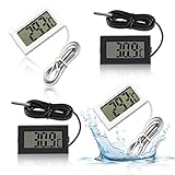 Digitales LCD-Thermometer, Kühlschrank-Thermometer, Mini-Digital-Aquarium-Thermometer,...