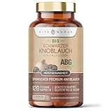 Bio Schwarzer Knoblauch – 120 Kapseln – 0,32 mg S-Allylcystein – ABG10+ – Ohne...