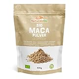 Maca Pulver - 400g Bio Maca Pulver - Natürlich und reines Bio-Produkt - Hergestellt in...