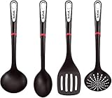 Tefal Ingenio K206S4 Küchenhelfer-Set | Suppenkelle, Gemüselöffel, Löffel, Bratwender...