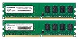 4GB Kit (2X2GB) PC2 6400 RAM, DDR2 800 PC2-6400U 4GB DDR2 2Rx8 CL6 1,8V Desktop...