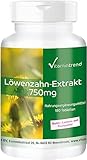 Löwenzahn Extrakt 750mg - 180 Tabletten - ! FÜR 6 MONATE ! - vegan - hochdosiert -...