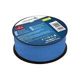Högert Technik - Mauerwerksschnur 100 m - Mauerschnur Blau - Ø 1,5 mm - Reißfest &...