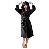 RYTEJFES Nachthemd Damen Sommer Bademantel Personalisiert Damen Flauschig Bademantel...