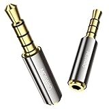 MOSWAG 3,5 mm Stecker auf 2,5 mm Buchse, 2 5mm Klinke buchse auf 3 5 mm Adapter, 2,5 mm...