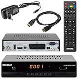 Megasat HD 390 HD SAT Receiver (HDTV, DVB-S2, HDMI, 1080p, SCART, USB Mediaplayer, Full...