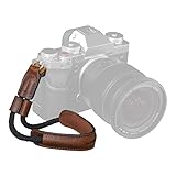 SMALLRIG Camera Wrist Strap, Kamera-Handschlaufe, Vintage Leder Kamera Handschlaufe für...