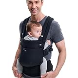 Momcozy Babytrage, reine Baumwolle, sanft zur Babyhaut, ergonomisches Design für 3–20...