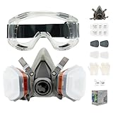 RHINO Smart Solutions Atemschutzmaske Gase Dämpfe | Gasmaske mit A1P2 Filter für...