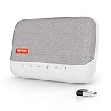 Nuroum A15 Bluetooth Konferenzlautsprecher mit 4 Mikrofonen, 3m 360° Spracherkennung,...