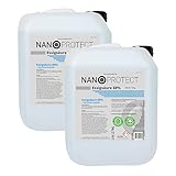 Nanoprotect Essigsäure 60% | 2 x 10 kg | Klimaneutral | Ideal als Reiniger und Entkalker...