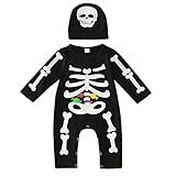 XTBFOOJ Halloween Kleid Langarm Baby mädchen Handschuhe Damen Baby Kleidung Pyjama...