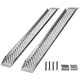 LIEKUMM 150cm Ramps Alu Motorradrampe Belastbar 300kg Leichte Laderampe für ATV,...