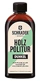 Schrader Holz Politur dunkel - Möbelpolitur - frischt lackierte Holzmöbel auf - 250ml -...