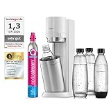 SodaStream Wassersprudler Duo mit CO2-Zylinder, 2X Glasflasche und 2X 1L...