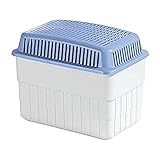WENKO Feuchtigkeitskiller mit 1 kg Granulatblock, Raumentfeuchter, fasst bis zu 1,4 Liter...