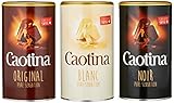 Caotina 3er-Set, original, noir, blanc, Kakao Pulver mit Schweizer Schokolade,...