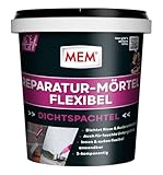 MEM Reparatur-Mörtel Flexibel, Zweikomponentiger Spezialmörtel, Für Risse und...
