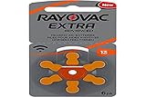 VARTA Rayovac Extra Advanced Zink Luft Hörgerätebatterie, in der Größe 13er Pack...